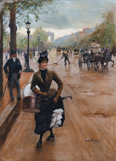 La Modiste sur les Champs-Élysées - Jean Beraud